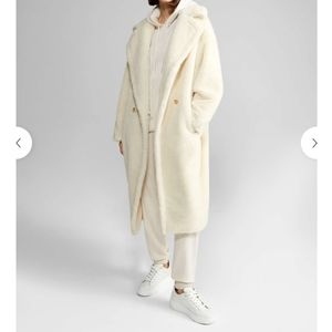 MaxMara White Teddy Coat